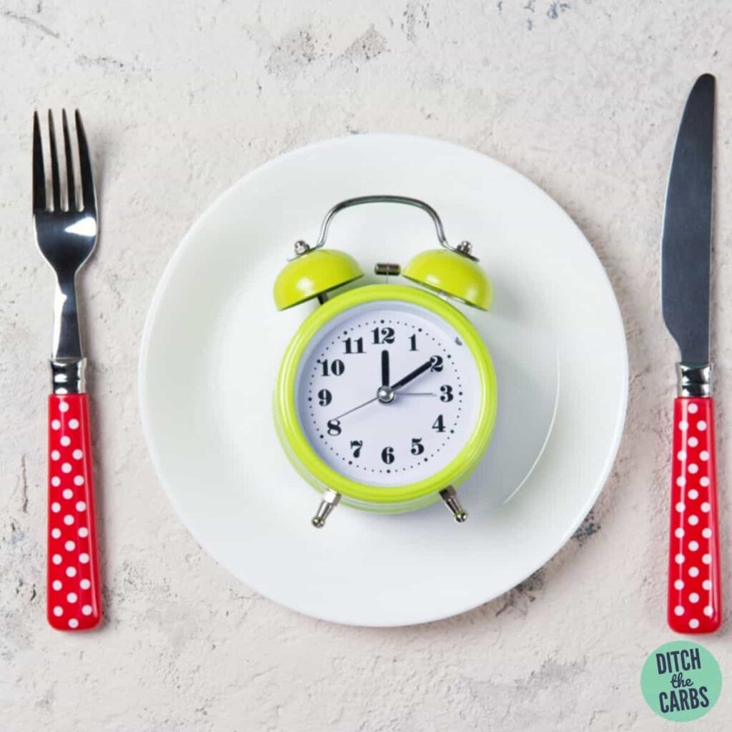 A clock that is on a table