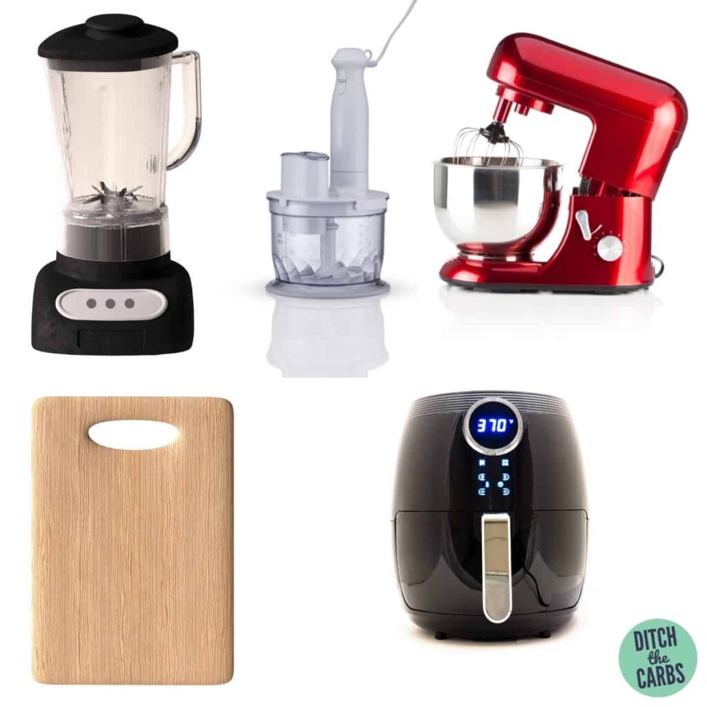 selecrtion of kitchen gadgets for the keto diet