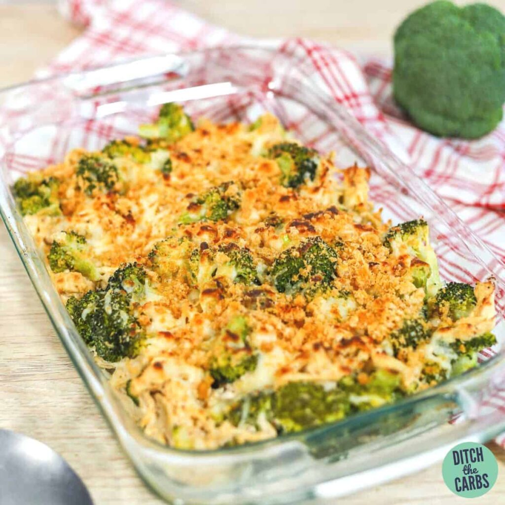 Cheesy keto chicken casserole