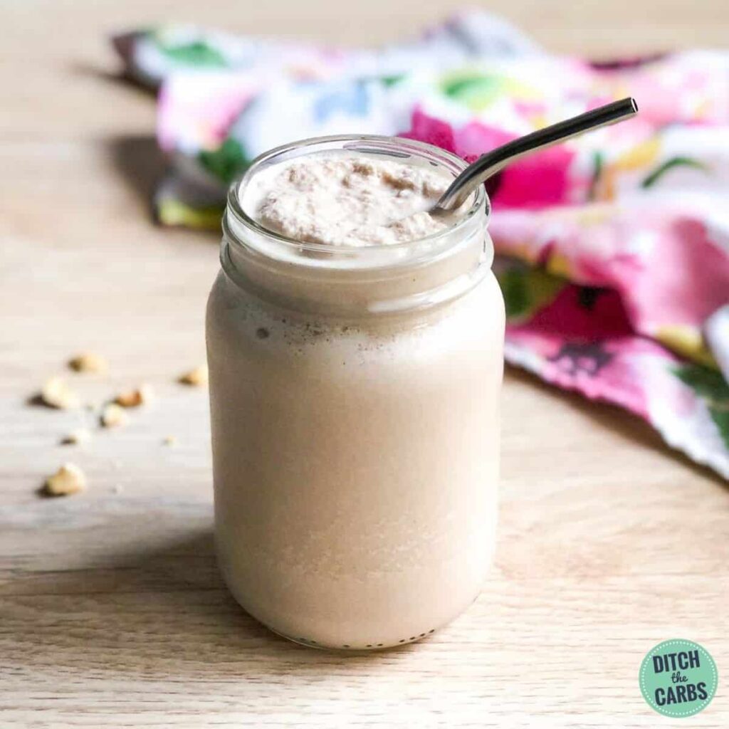 sugar-free keto peanut butter smoothie