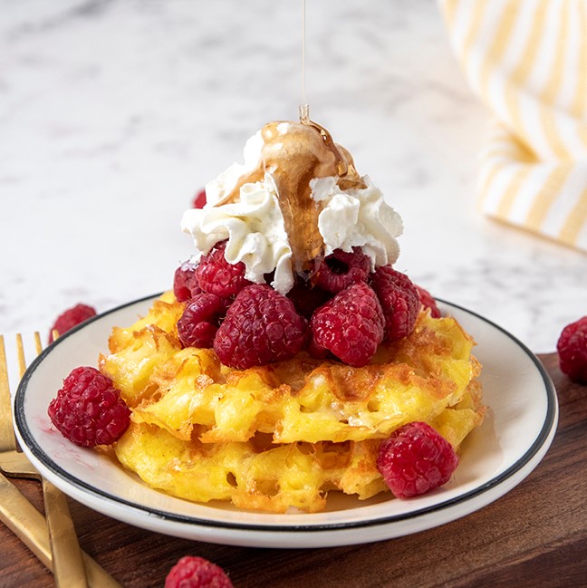 chaffles, low-carb breakfast