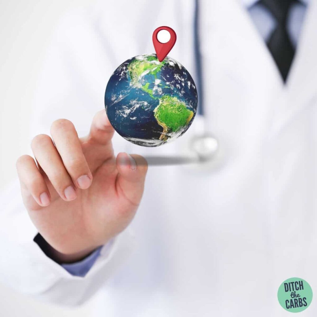 man in a white doctors coat