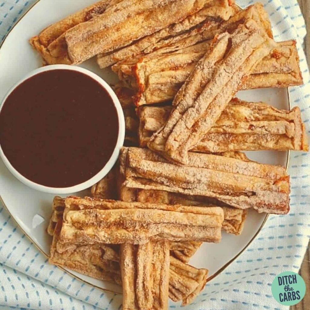 churros on a plate